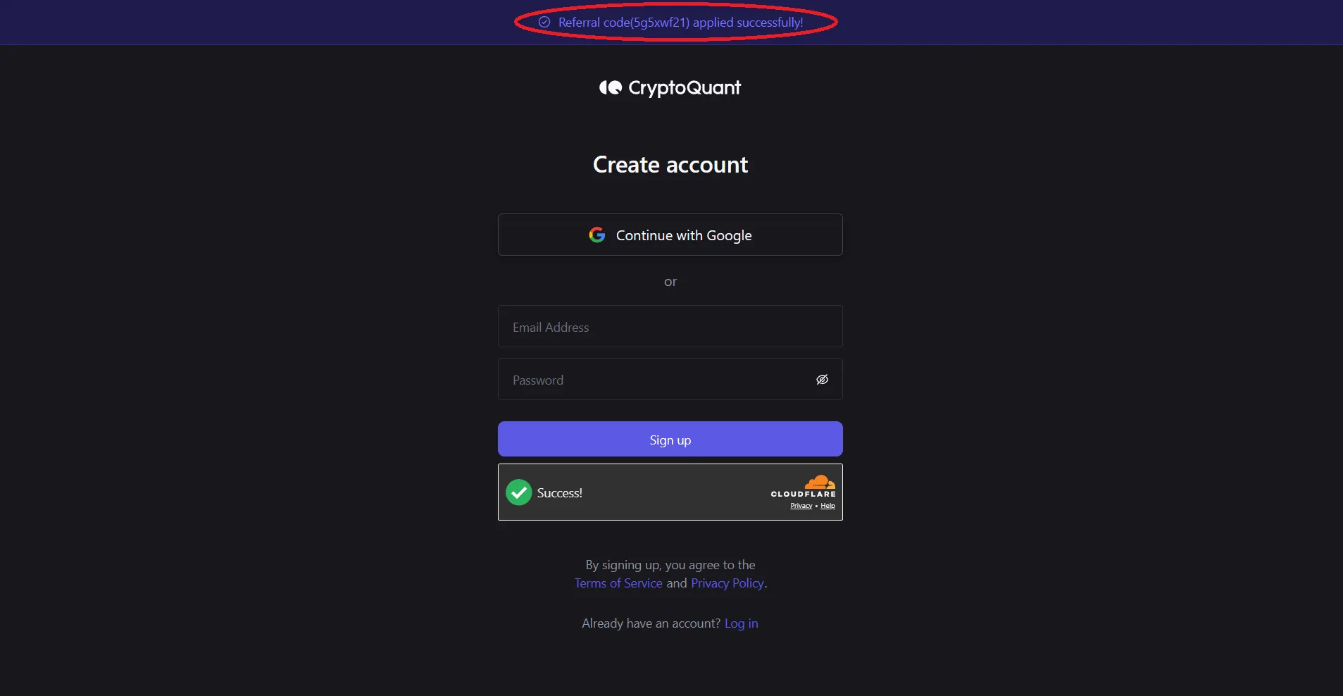 How to use CryptoQuant Referral Code