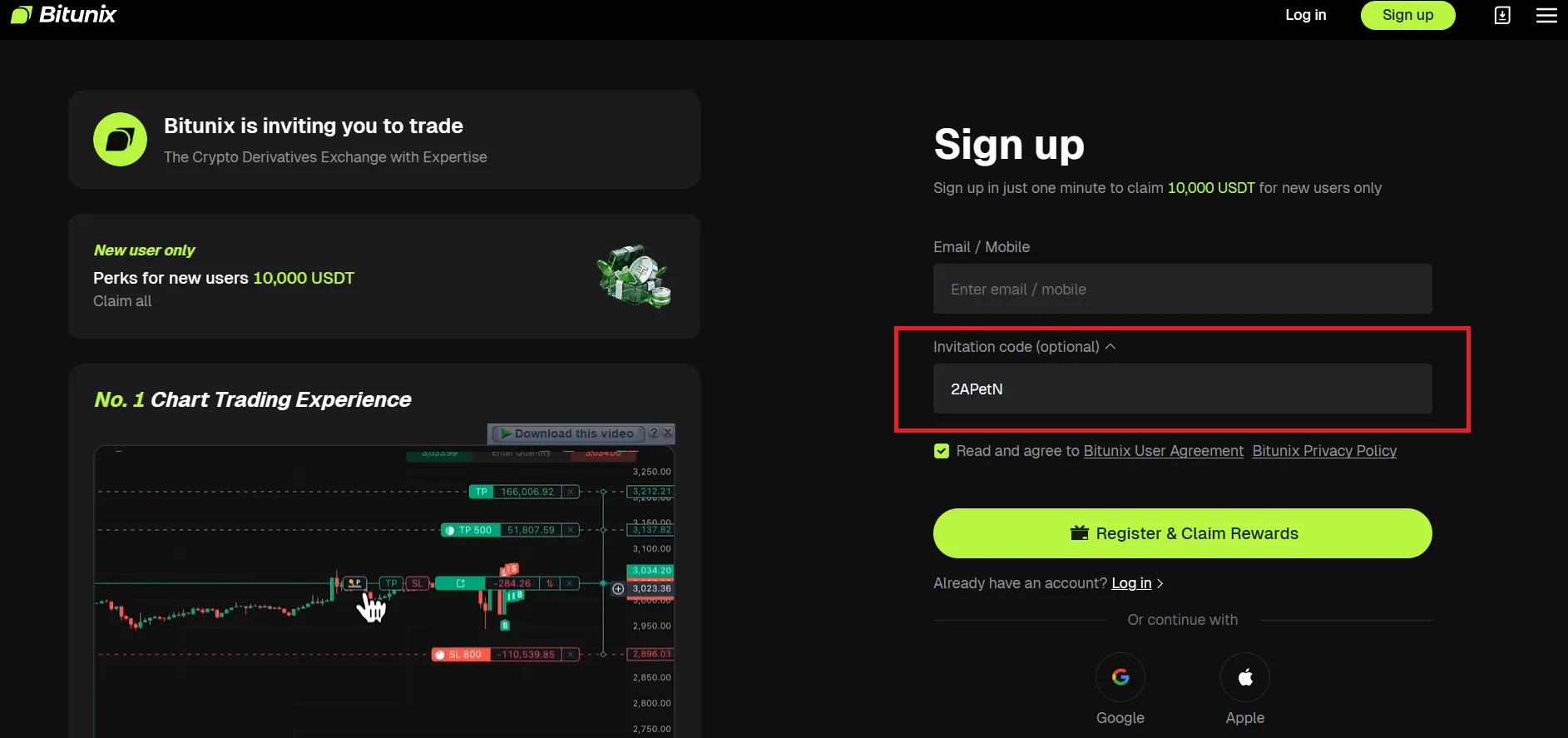 How to Sign Up Using Bitunix Referral Codes