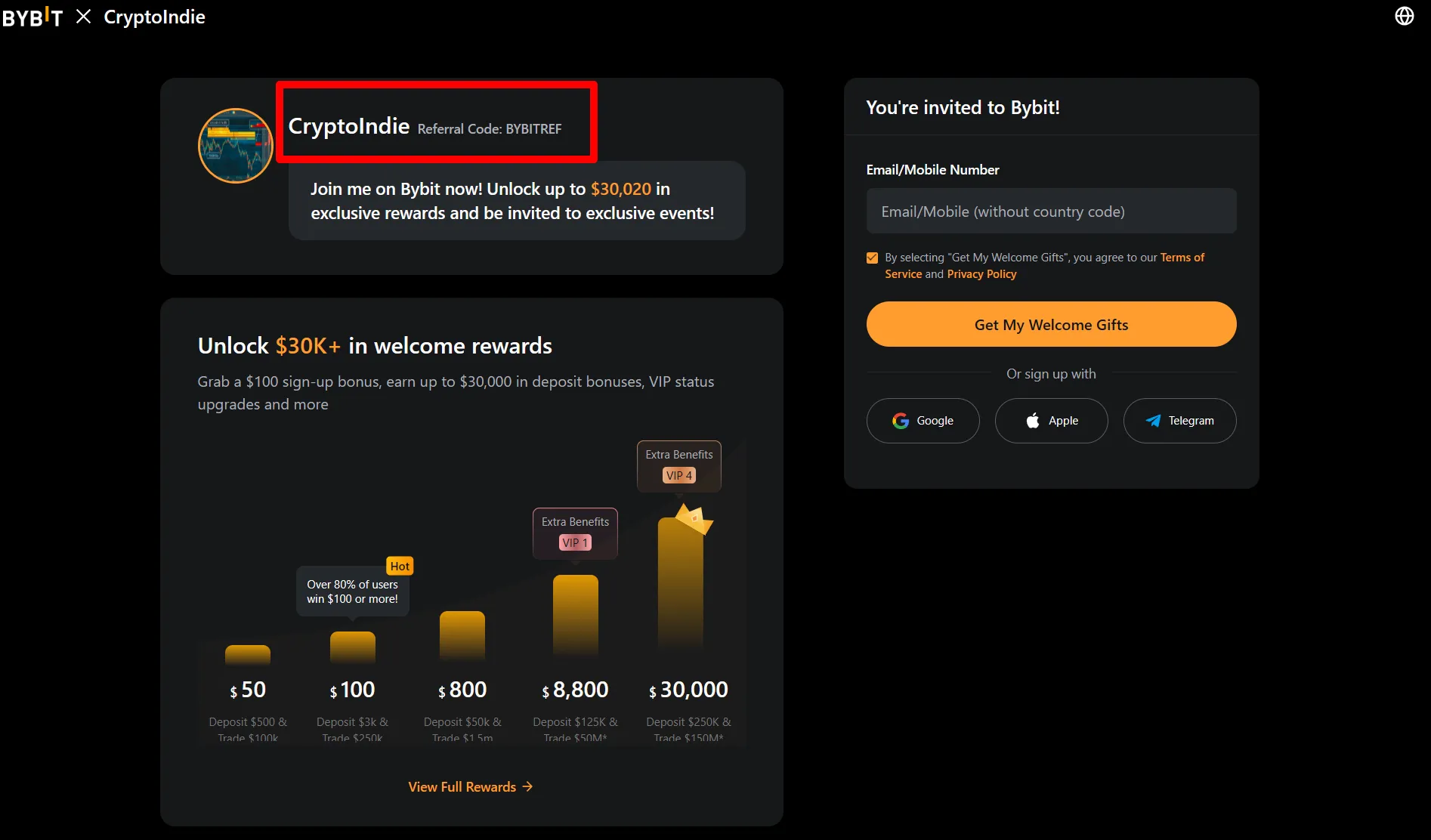How to Signup with Bybit Referral Code